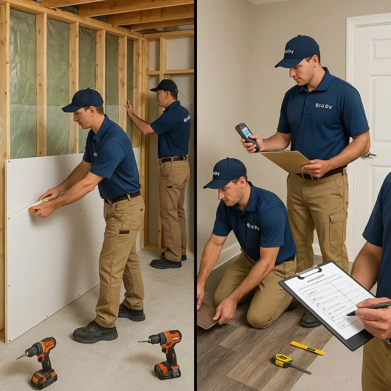 Repairs and Reconstruction process in Hayward, WI