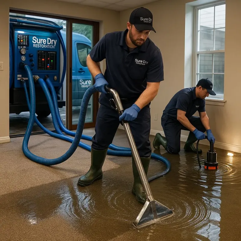 Water Extraction and Removal process in Hayward, WI